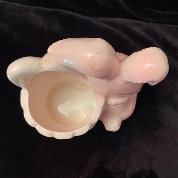 Vintage MCM Parma Anthropomorphic Bunny with Easter Basket Ceramic Planter - Picture 9 of 11